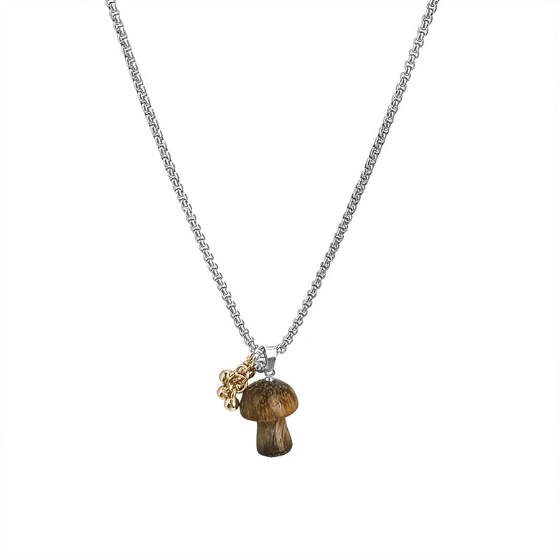 Women's Mushroom For Light Luxury Minority Exquisite Long Necklaces