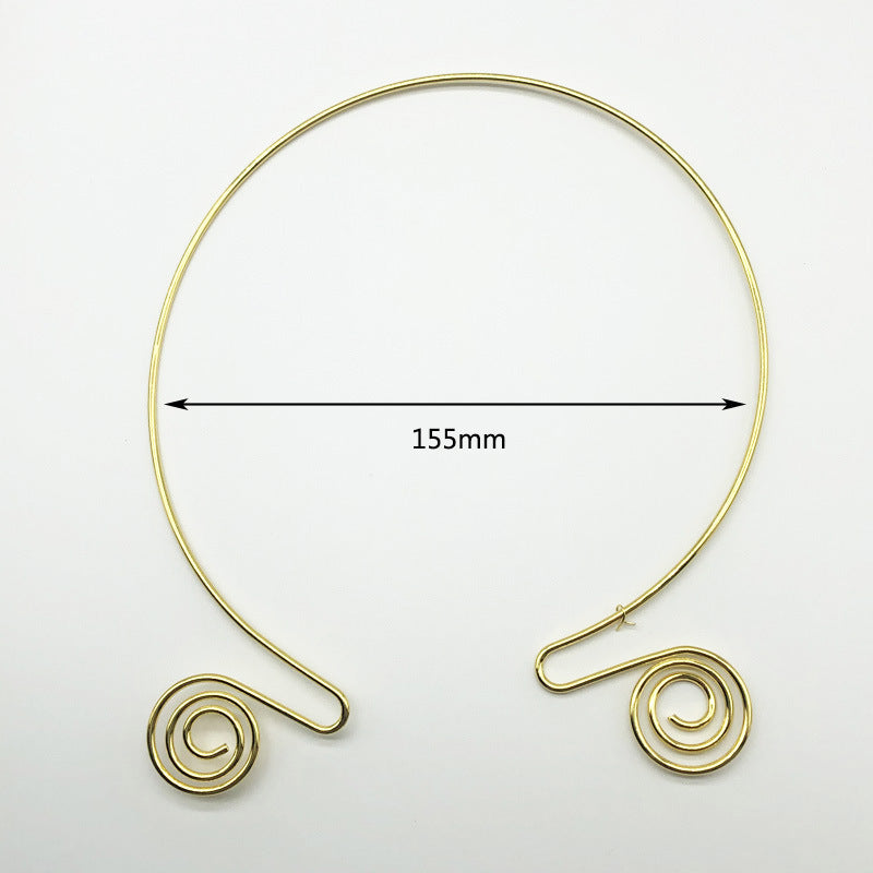 Style Dangling Bride Handmade Color Retaining Collar