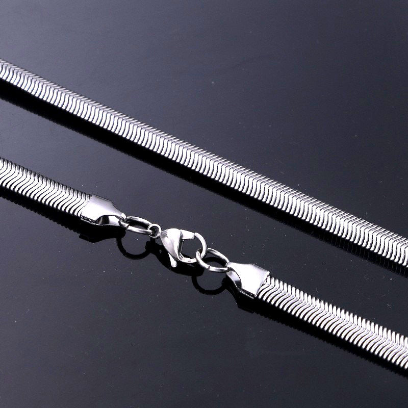 Featured Fashion Titanium Chain Choker Handmade Necklaces