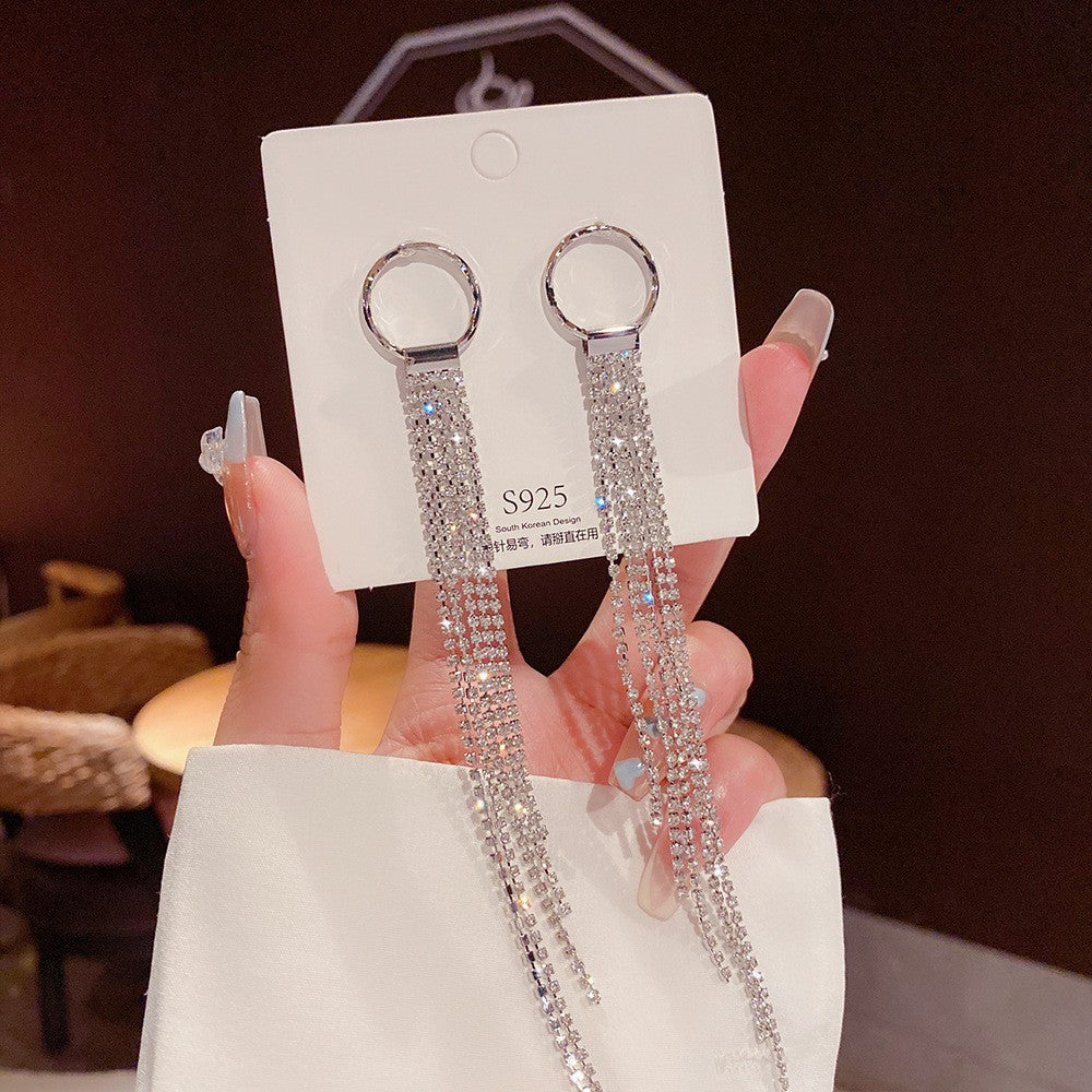 Needle Korean Style Light Luxury Exaggerated Geometric Earrings