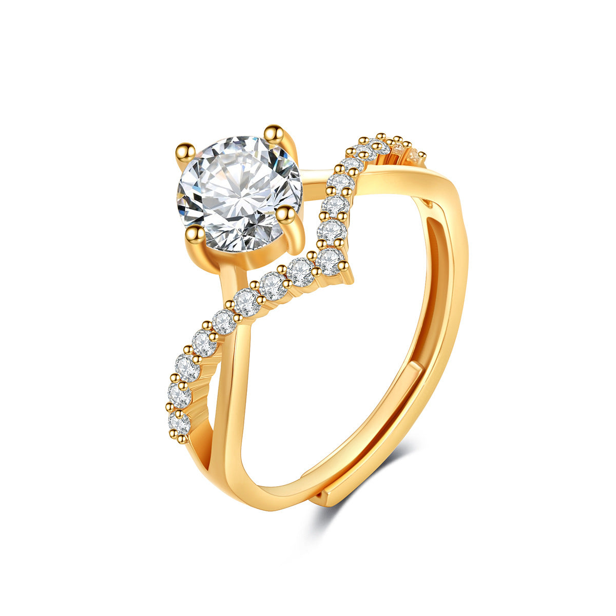Men's Coronation For Love Couple Wedding Crown Karat Ring