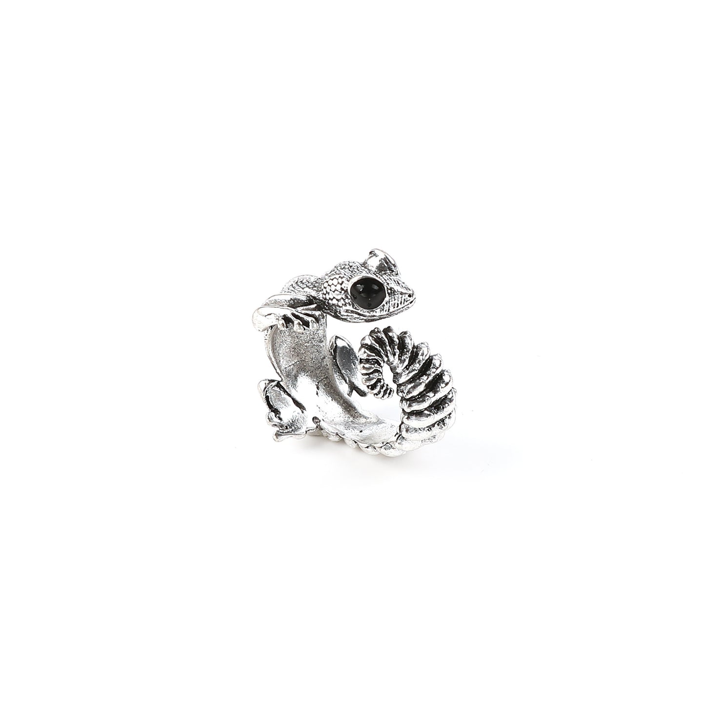 Vintage Green Lizard Open Novelty Cute Fashion Ring
