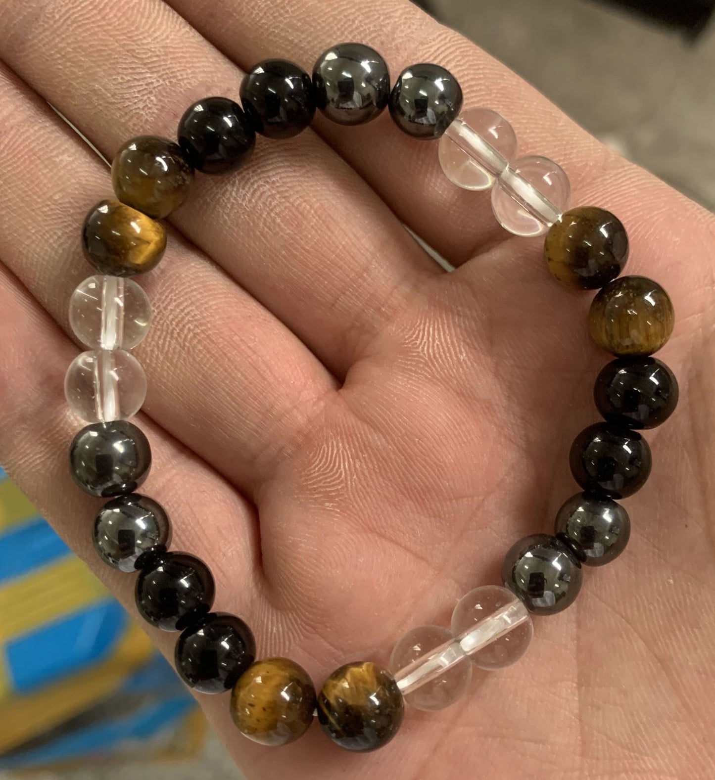 Ore Couple Colorful Tigereye Bright Stone Bracelets