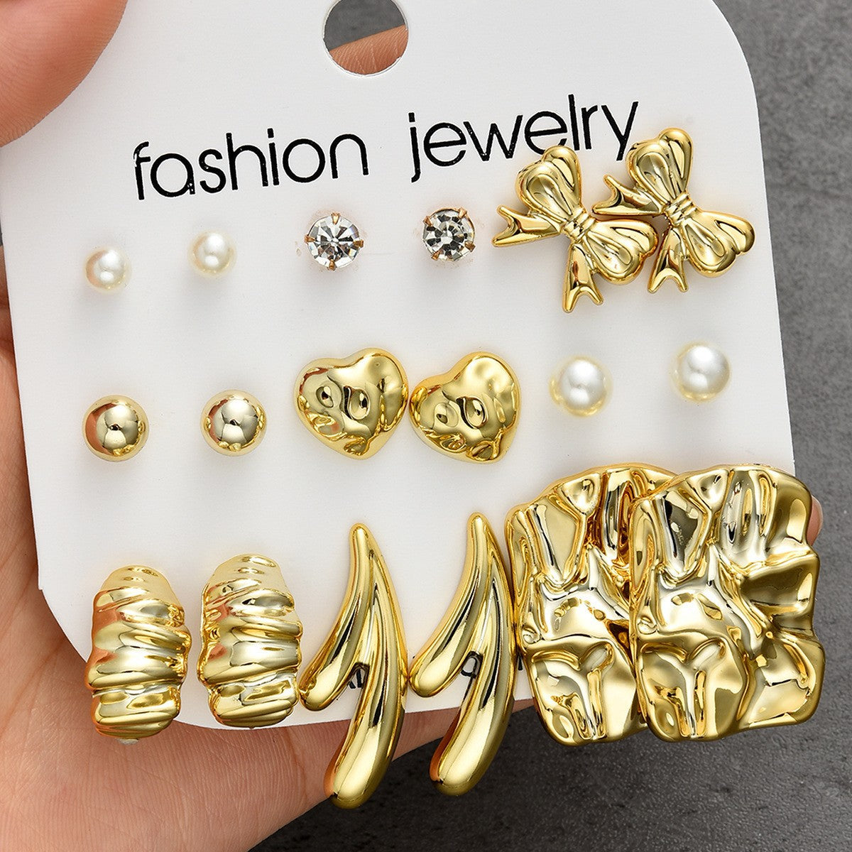Fashion Starfish Shell Conch Type Water-drop Eardrops Rings