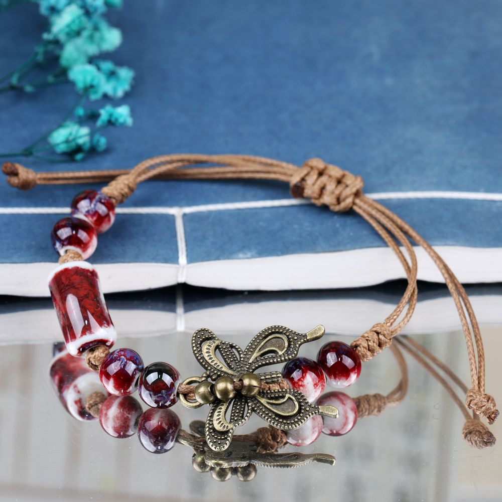 Ceramic Chinese Retro Ethnic Style Mori Bracelet