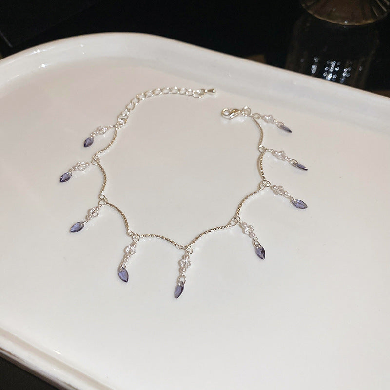 Rhinestone Zircon Butterfly Opal Graceful Personality Trendy Fashion Bracelets