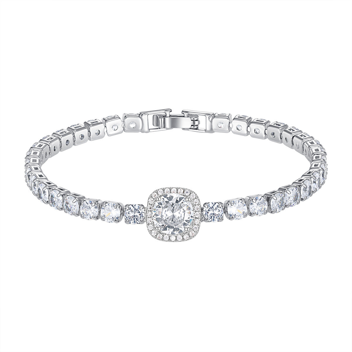 Zircon Clover Female Sweet High Sense Bracelet