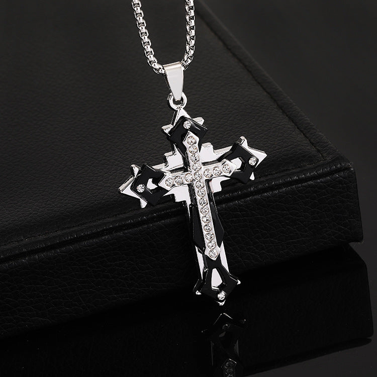 Women's & Men's Simplicity Long Gothic Vintage Stainless Steel Pendants