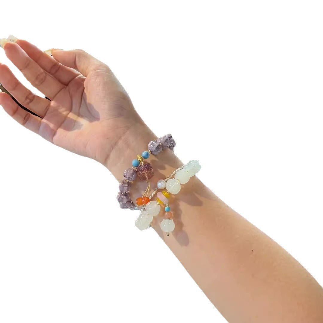 Temple Twilight Mountain Gray Glazed Ice Bracelet
