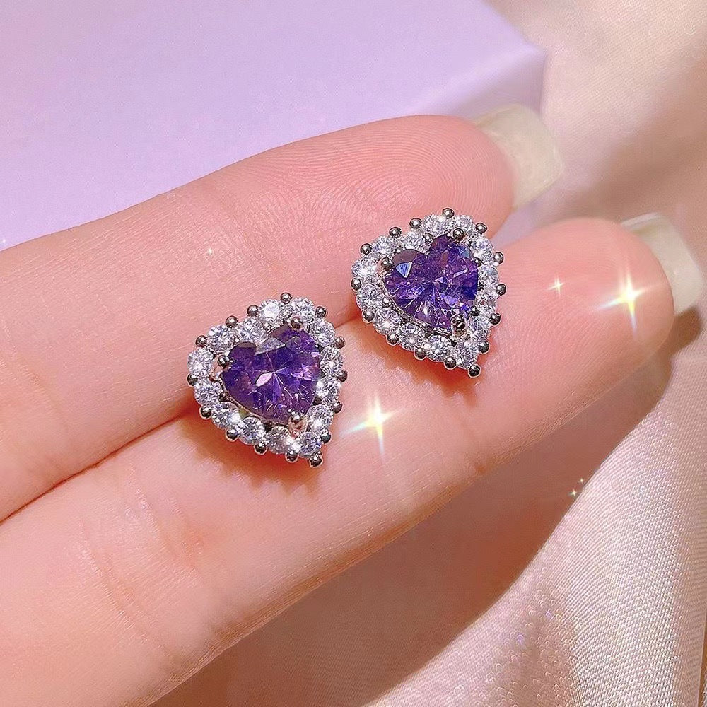 Women's Three-piece Light Luxury Minority High-grade Earrings
