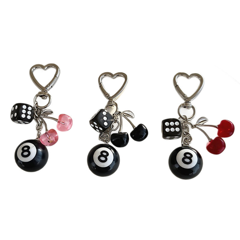 Cherry Billiards Fashion Dice Bag Personalized Hanging Ornaments