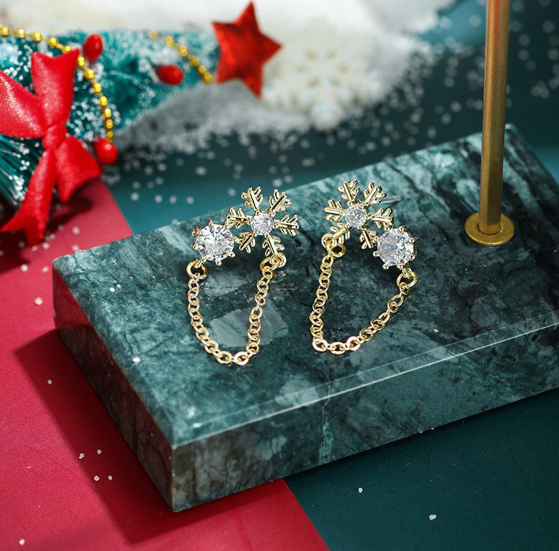 Luxury Fashion Versatile Elegant High-grade Sweet Cool Personality Earrings