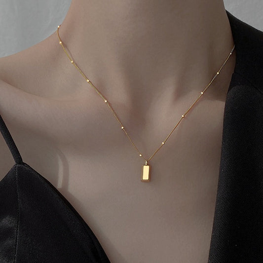 Women's Steel Graceful Fashionable Special Interest Light Necklaces