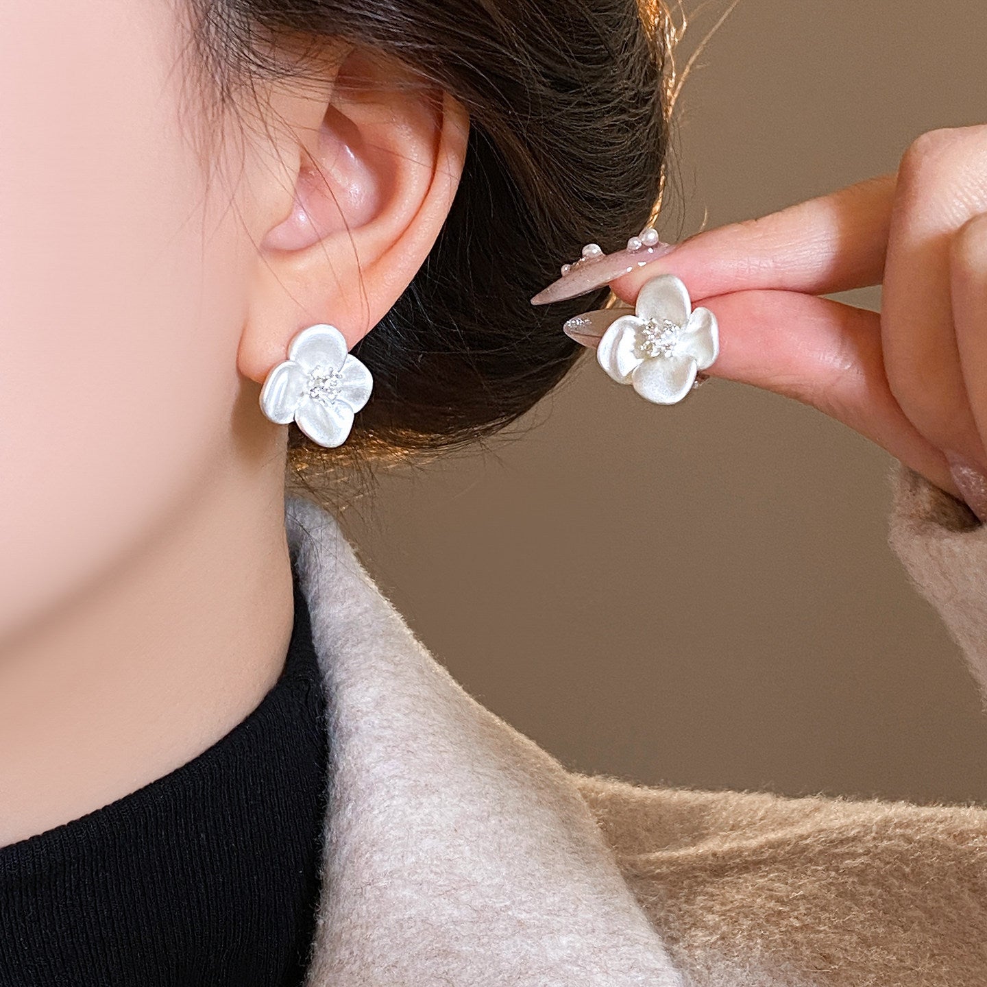 Women's Zircon For Today Popular Niche Design Stud Earrings