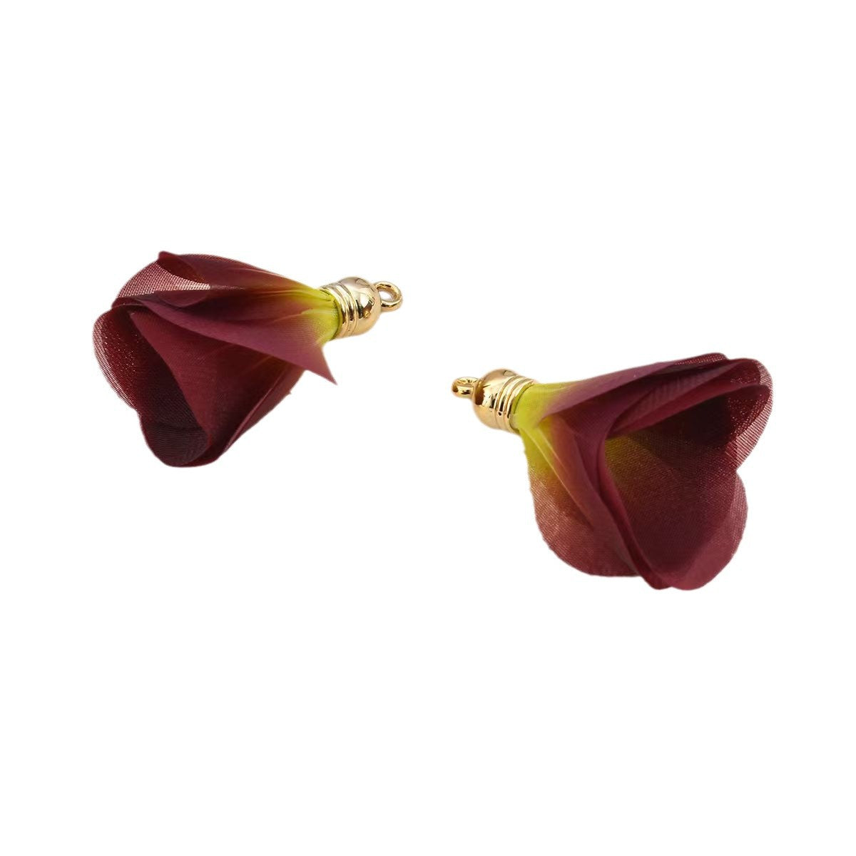 Charming Fashion Gourd Bottom Flower Colorful Jewelry Accessories