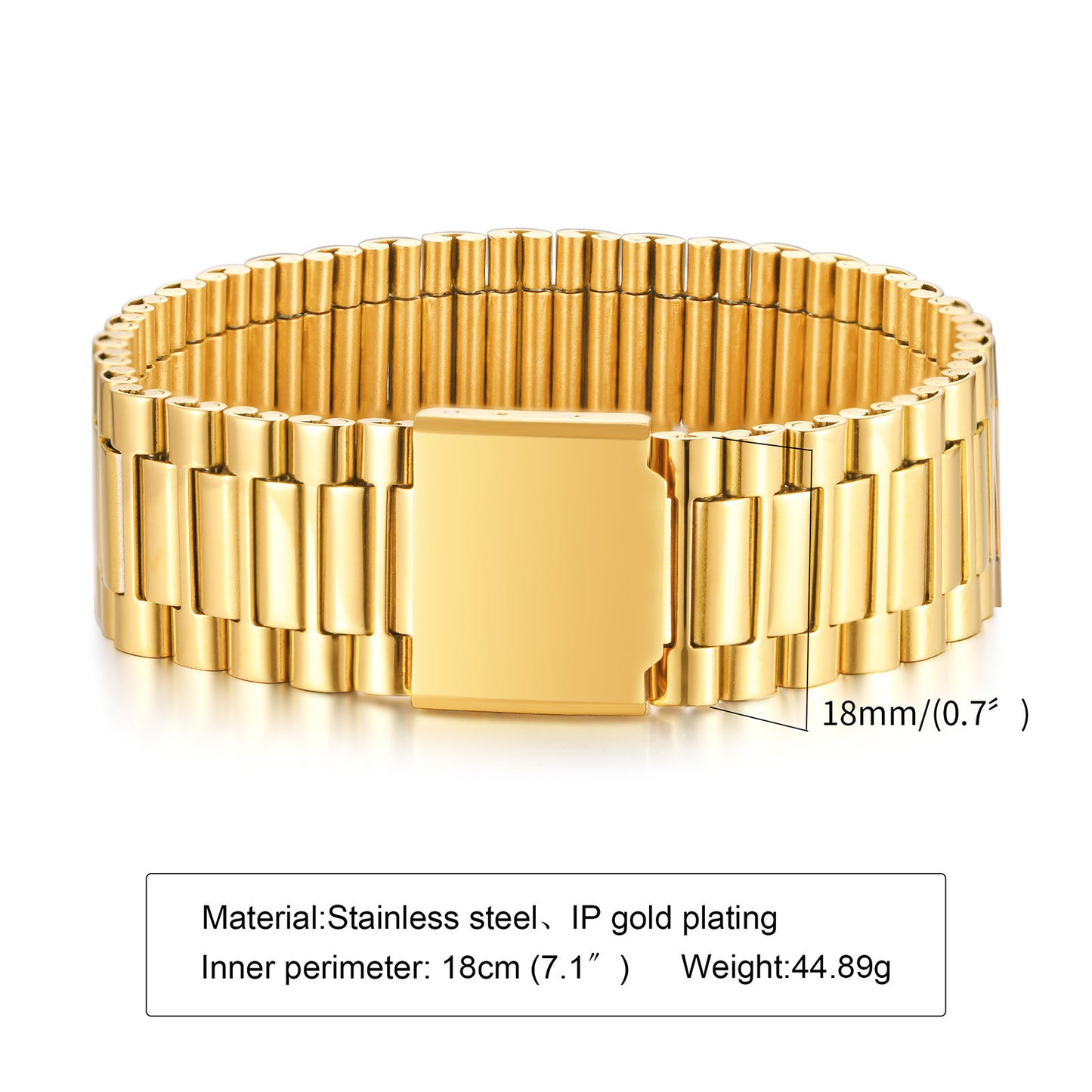 Attractive Innovative Stainless Steel Strap Couple Bracelets