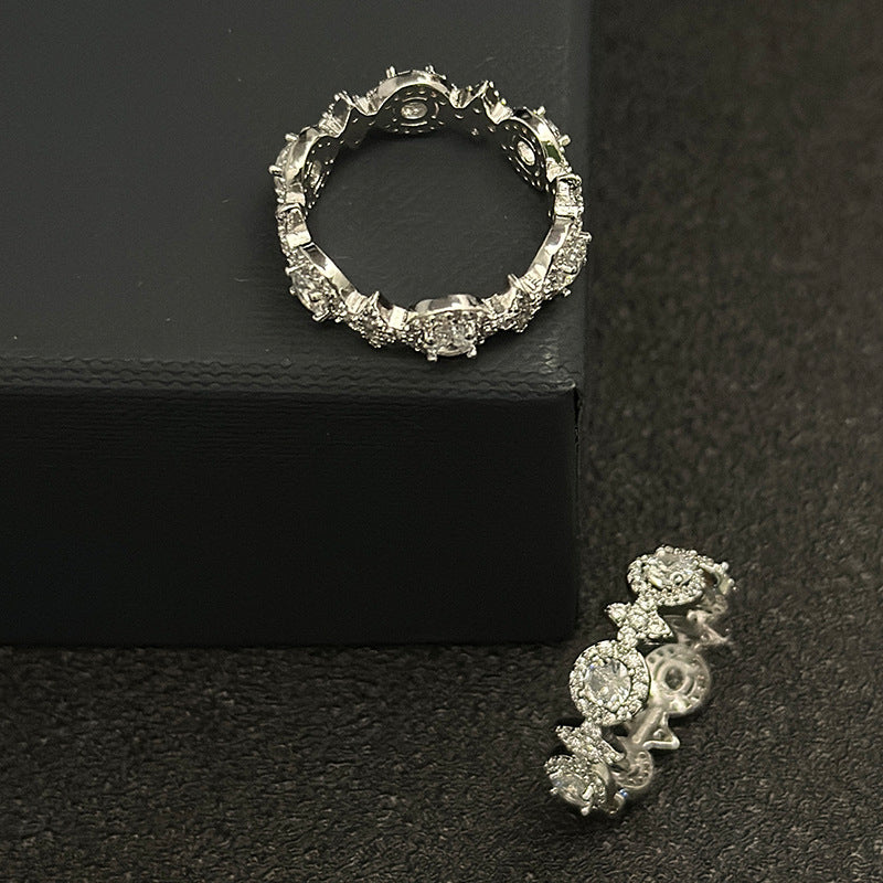 Women's For Special Interest Light Luxury Simple Graceful High-grade Couple Ring