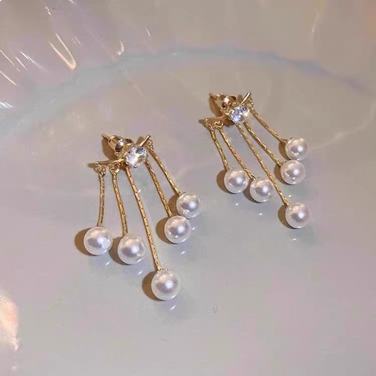 Women's Low Price Light Luxury Premium Temperamental Pearl Eardrops Rings