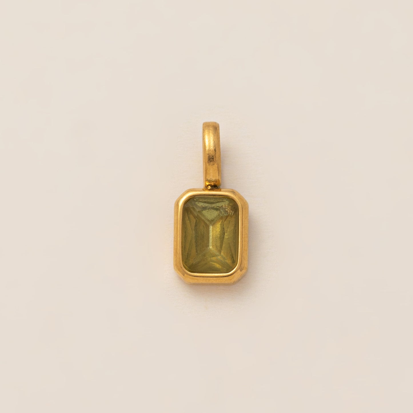 Birthstone Parts Female Twee Square Zircon Necklaces