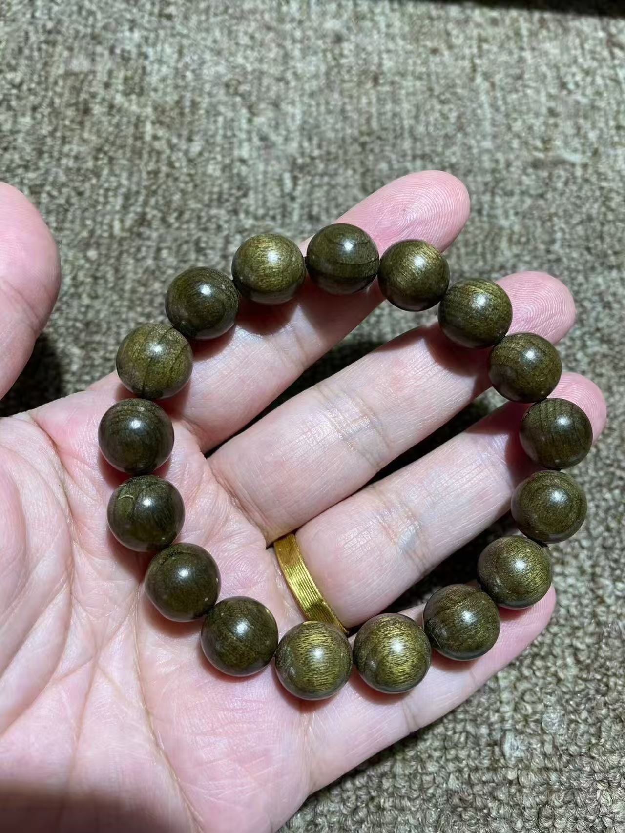Sichuan Silkwood Old Materials Demolition Buddha Beads Prayer Bracelet
