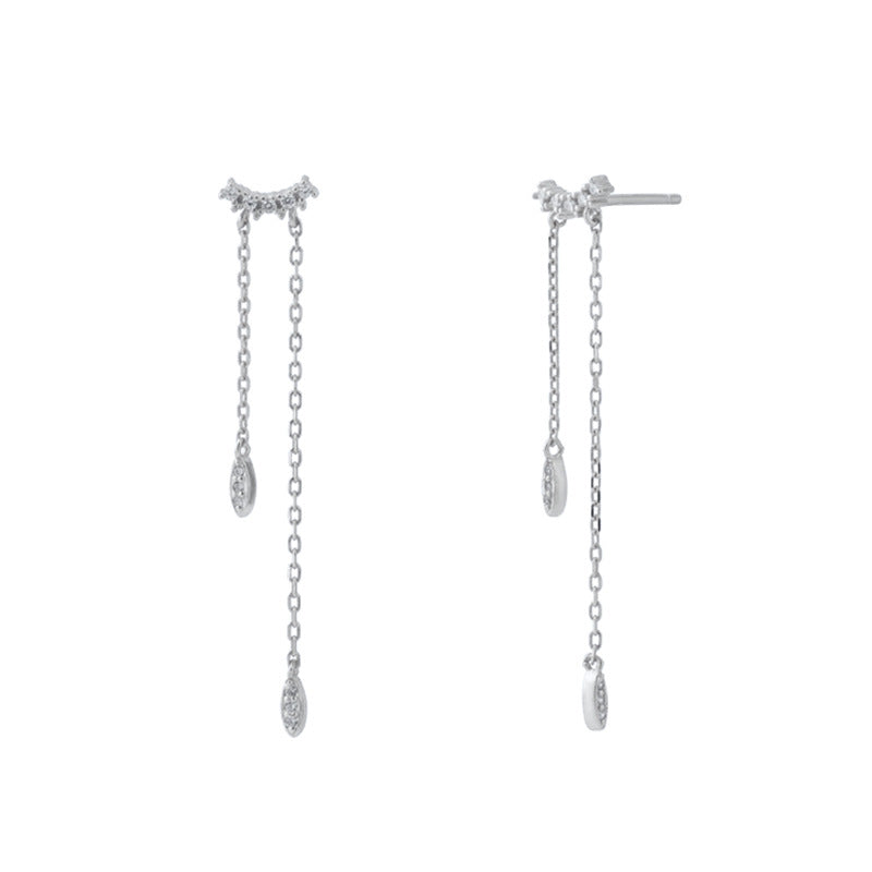 Women's Chain Double Hole Ear Fashion Trend Rings