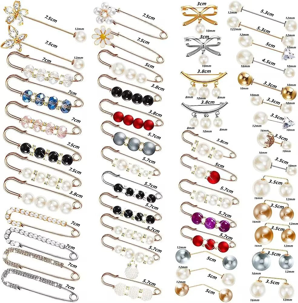 Women's Of Trousers Pin Artifact Fixed Clothes Buckle Brooches