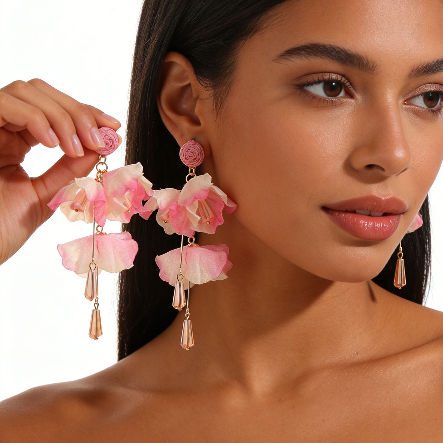 Fairy Petals Raffia Woven Tassel Female Fashionable Pendants
