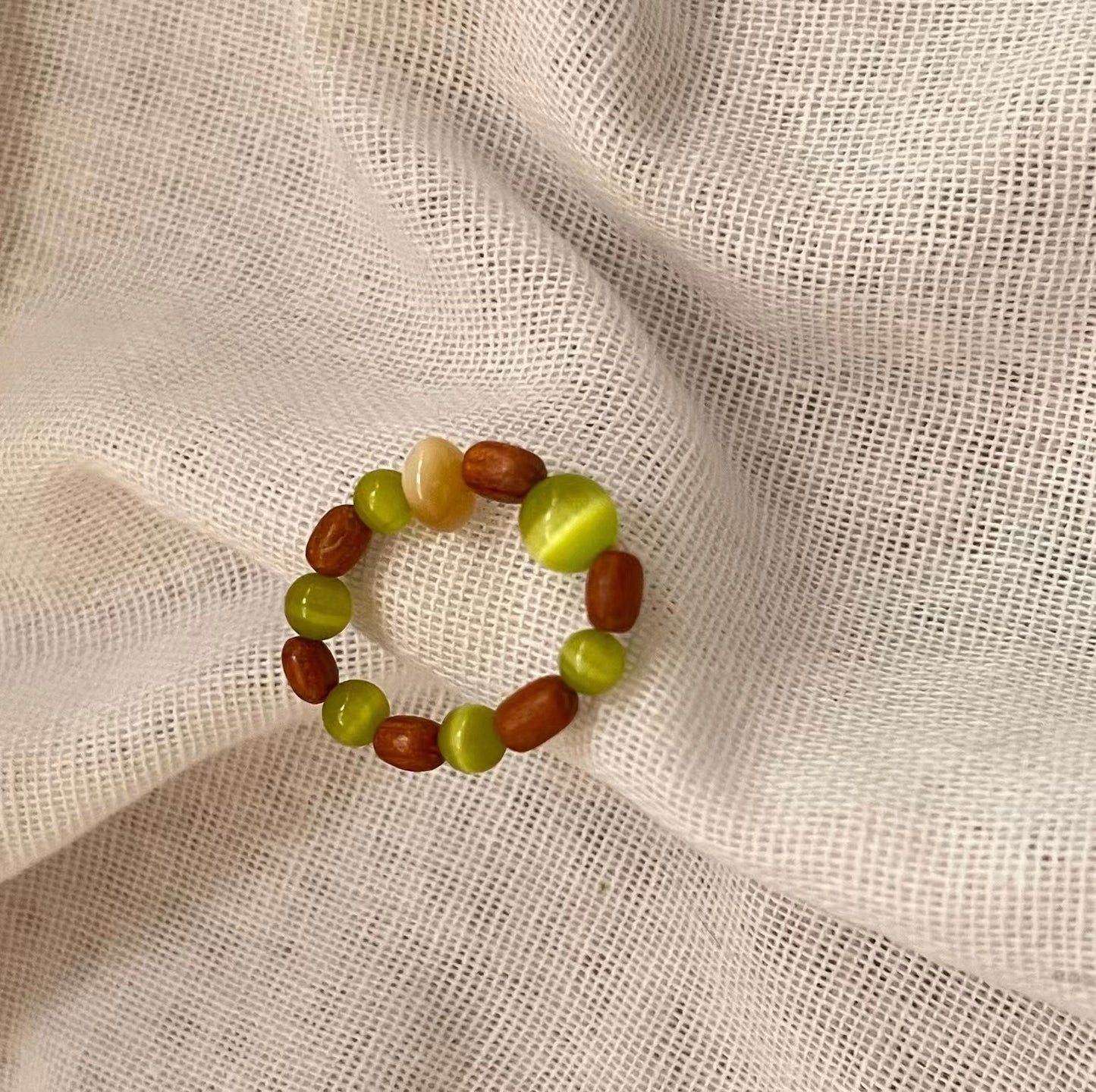 Edition Adult Antique Glaze Golden Brown Ring