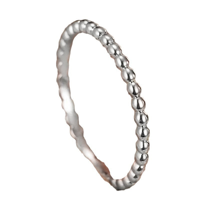 Women's Ya Retro Round Simple Exaggerated Personality Rings