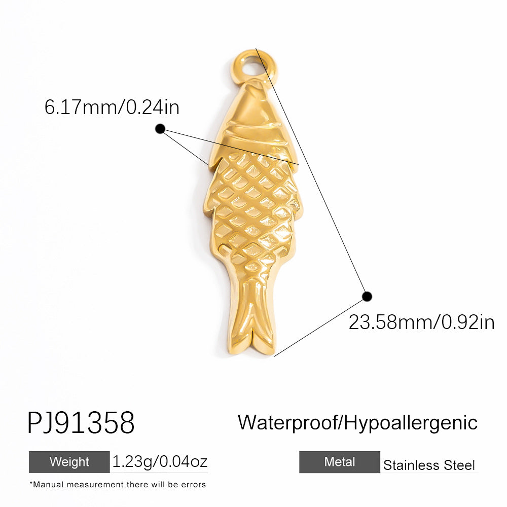 Classy Stylish Stainless Steel Gold-plated Design Jewelry Accessories