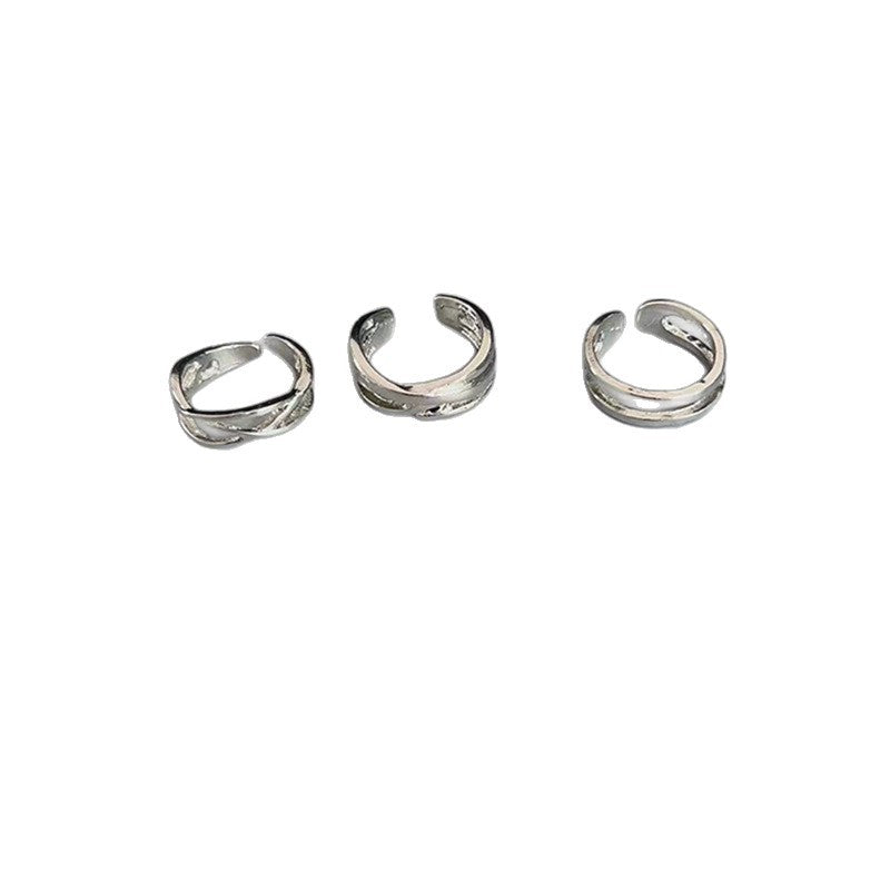 Women's & Men's Suit Retro Hip Hop Fashion Single Personalized Simple Ring