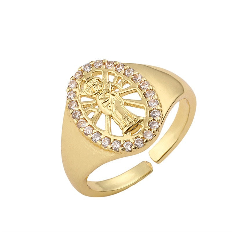 Women's Niche Style Geometric Stainless Steel Light Luxury Rings