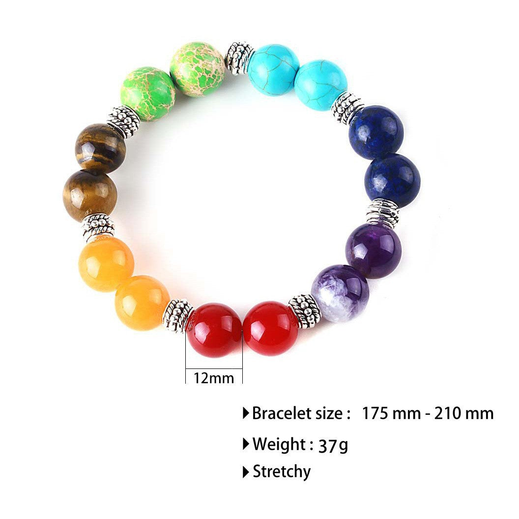 Hoop Blue Pine Jewelry Colorful Agate Lava Bracelets