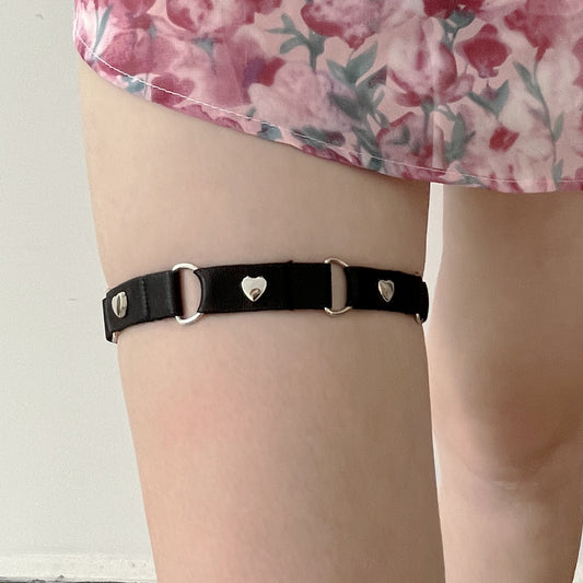 Dark Punk Strap Neck Band Chain Leg Girdle Cool Hip Collar