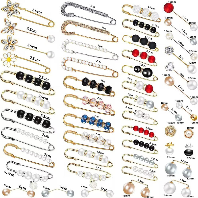 Women's Of Trousers Pin Artifact Fixed Clothes Buckle Brooches