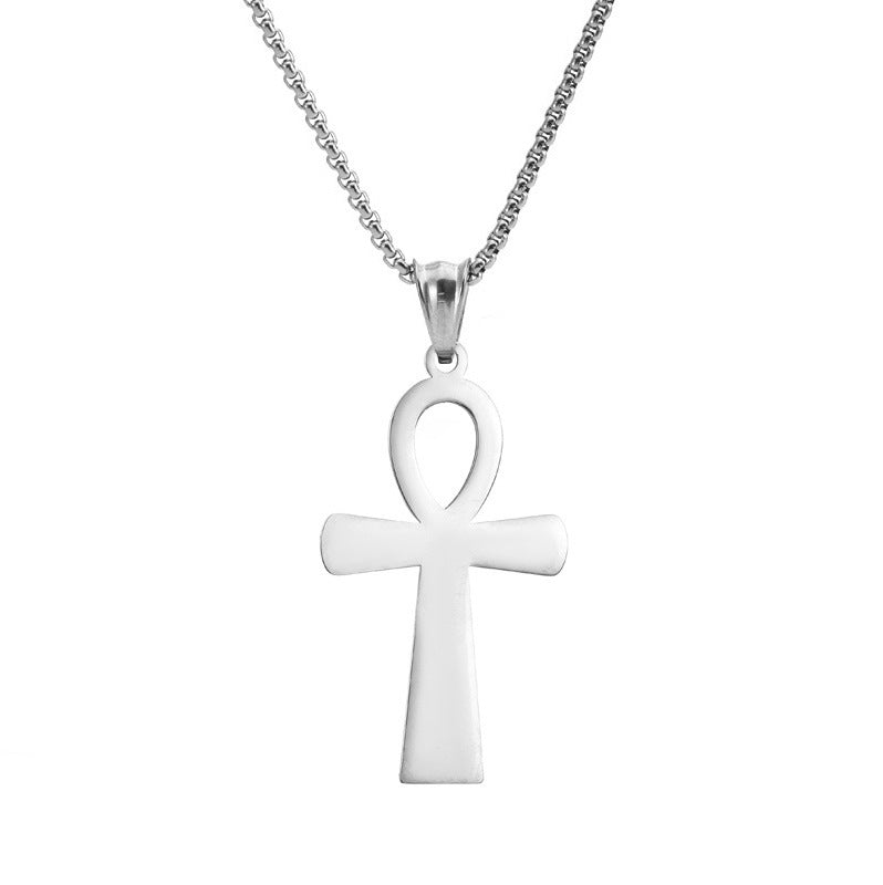 Women's & Men's Cross Ancient Egypt Implied Hip Hop Necklaces