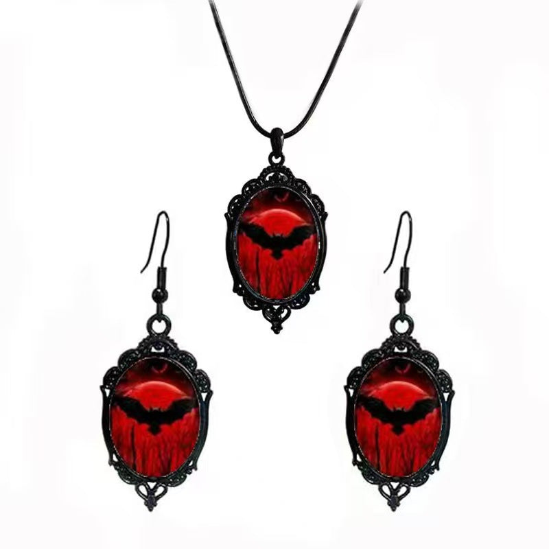 Fashion Elegant Glass Suite Romantic Gift Jewelry Set