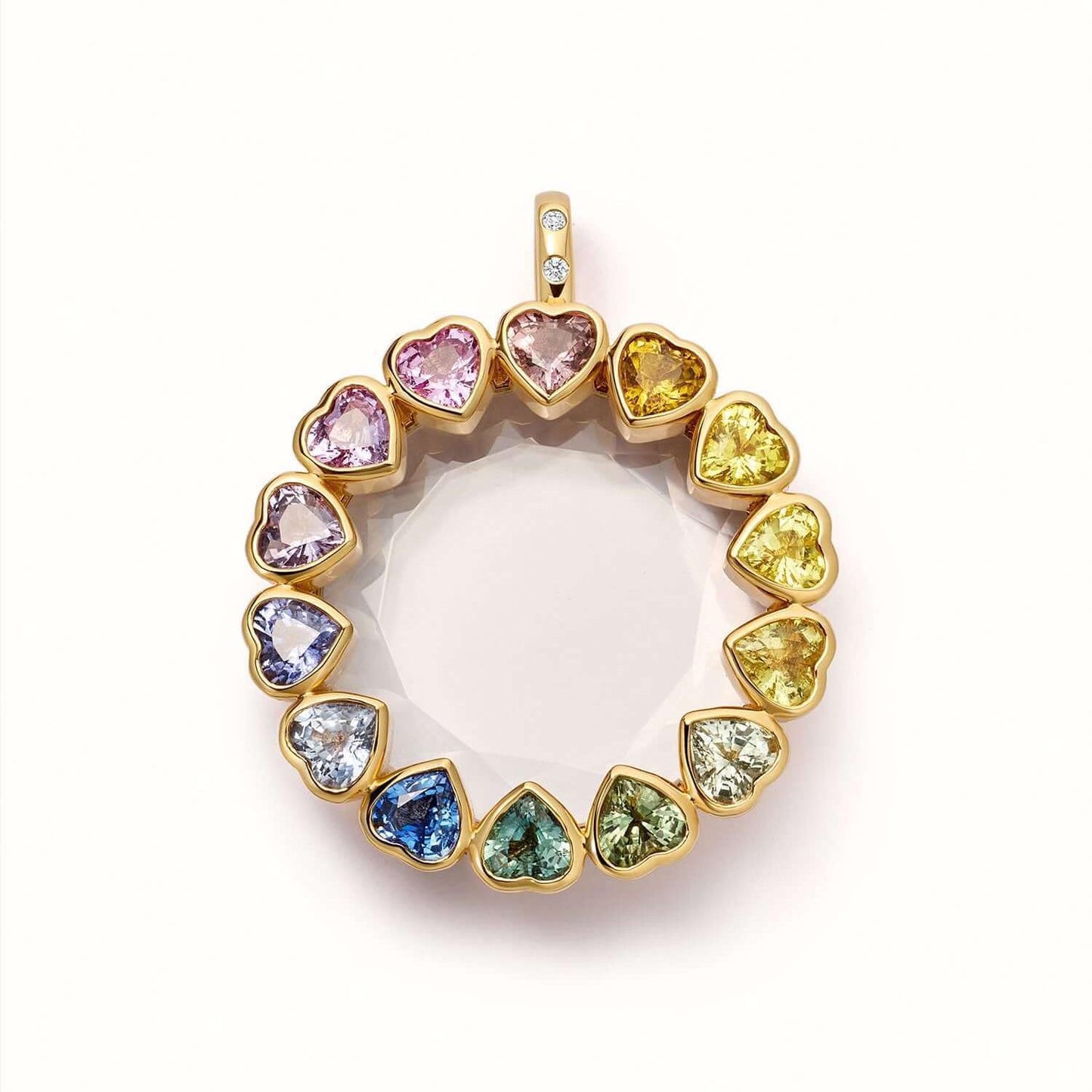 Open Close Chocolate Love Heart Storage Pendants