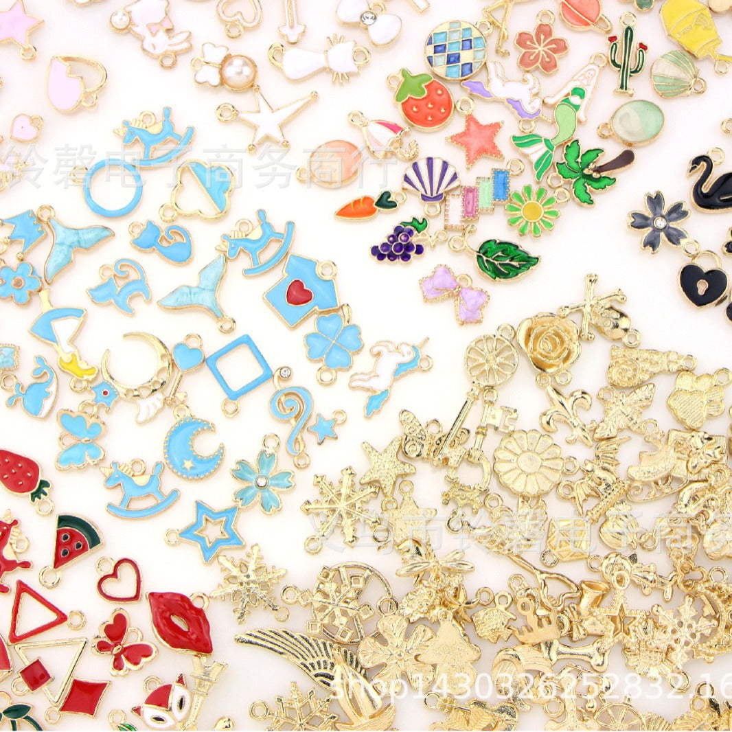 Attractive Slouchy Dripping Gold Hair Mobile Jewelry Accessories