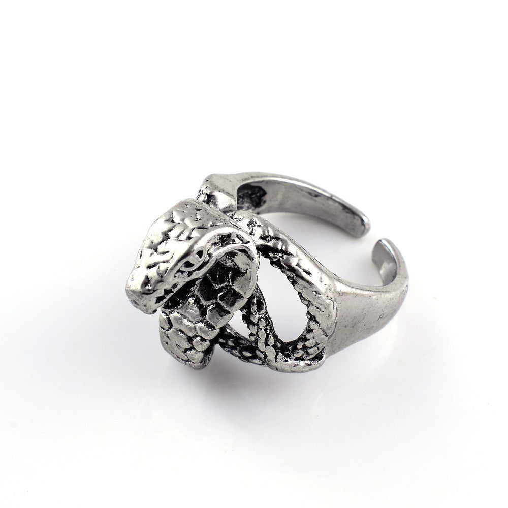 Women's & Men's Vintage Animal Spirit Snake Punk Exaggerated Personality Winding Rings