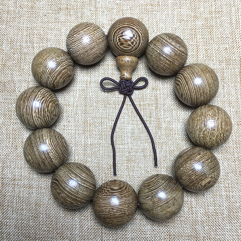 Material Rift Grain Door Frame Buddha Beads Rosary Bracelet