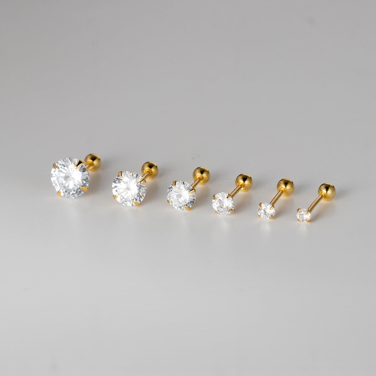 Pure Sier Single Diamond Thread Refined Rings