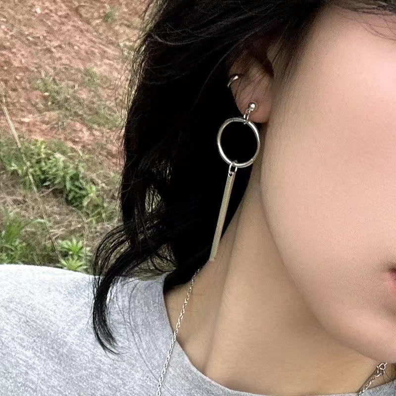 Women's & Men's Minimalist Style Sier Special Interest Cool Rings