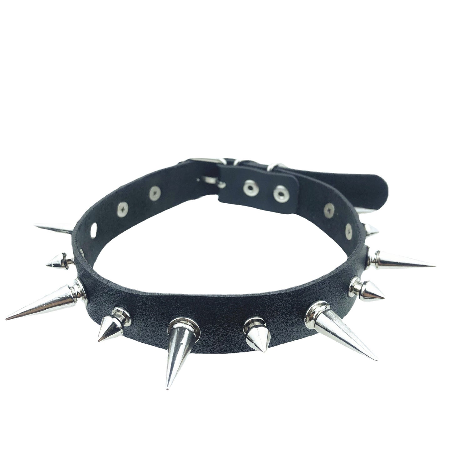 Women's Punk Leather Nail Fashion Alternative Clavicle Necklaces
