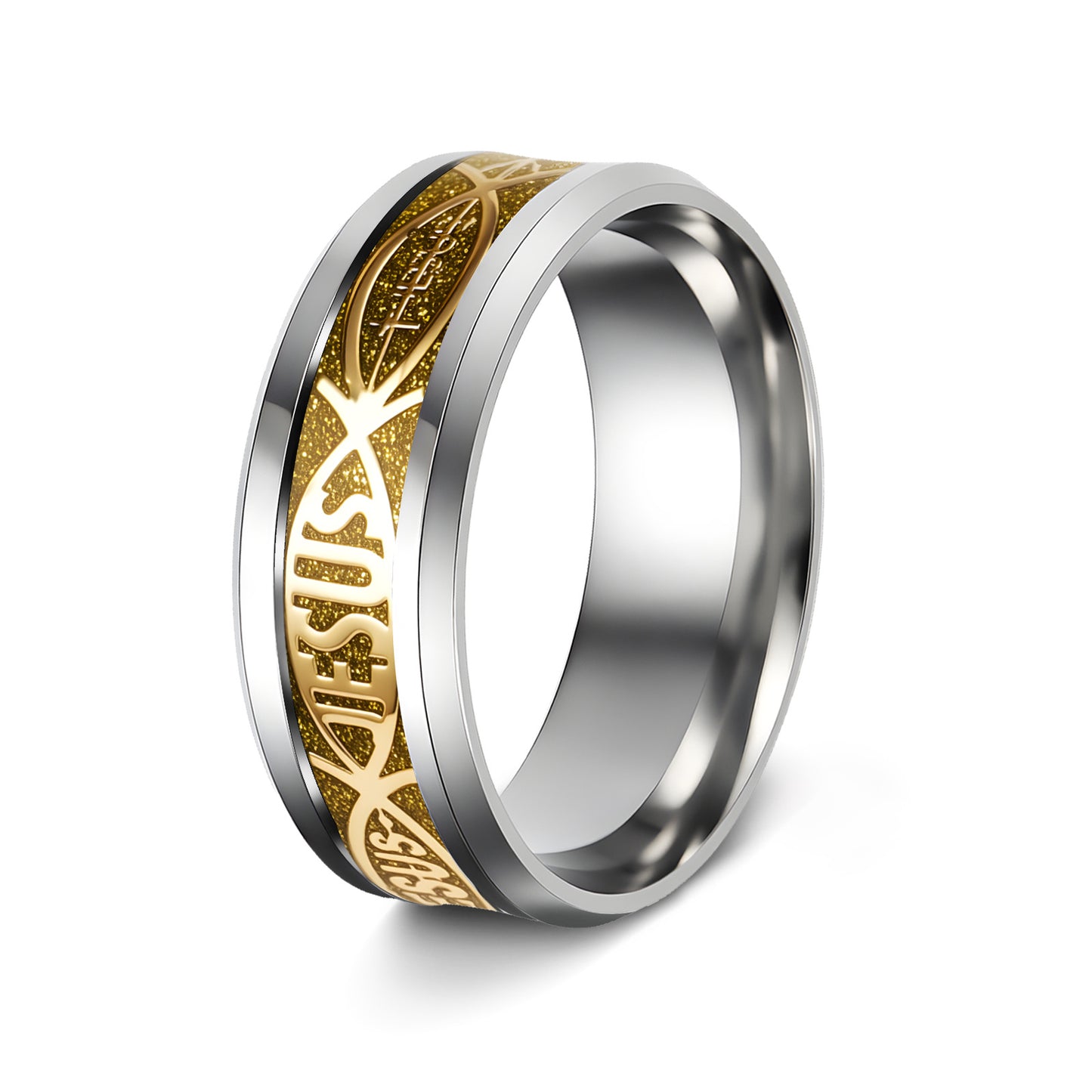 Attractive Simple Stainless Steel Halloween Easter Rings