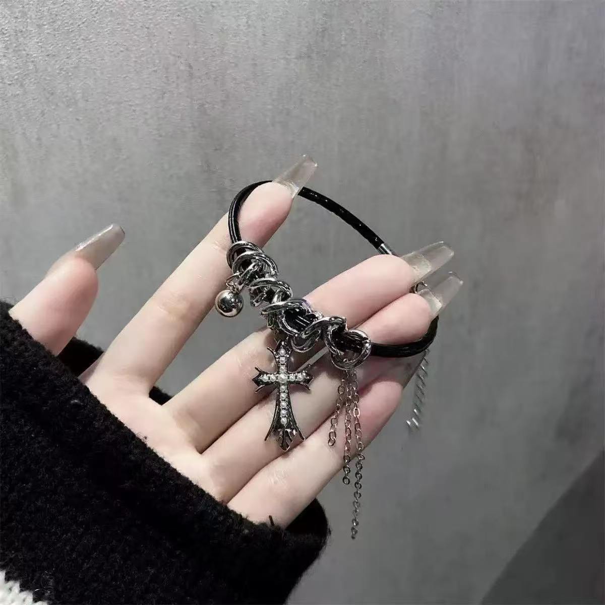 Personalized Design Rhinestone Hip Hop Trend Bracelet