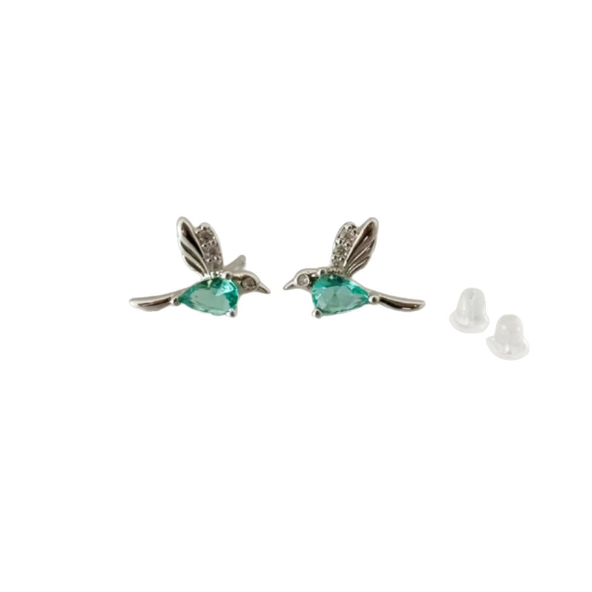 Korean Ear Water Drop Bird Delicate Everyday Earrings