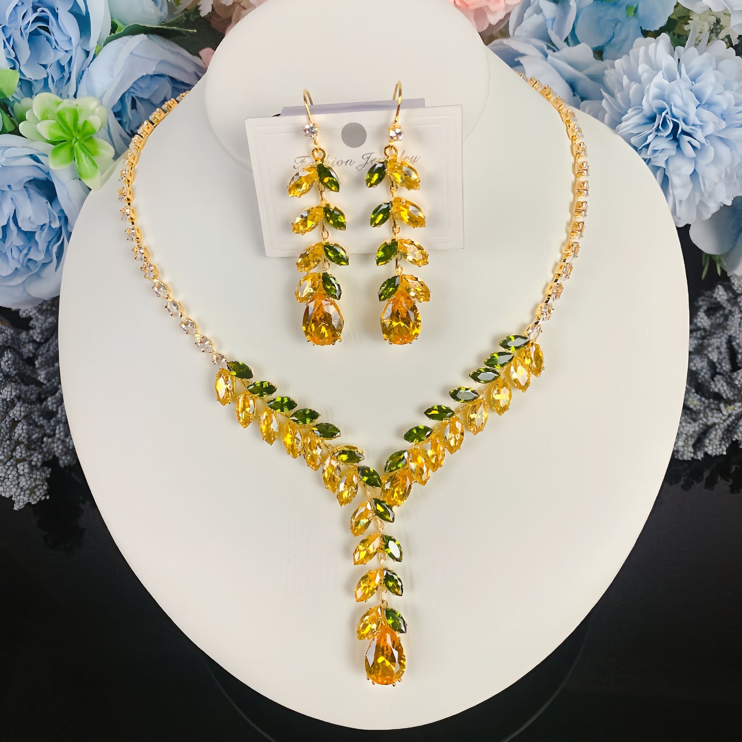 Luxury Light Elegant Zircon Bridal Classic Necklaces
