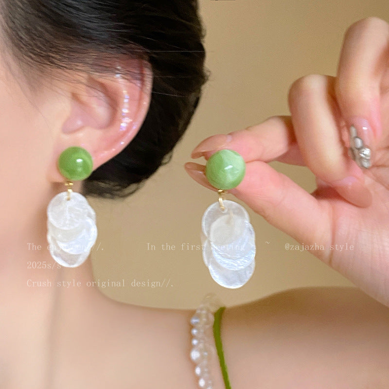 Charming Colored Series Sports Style Female Earrings