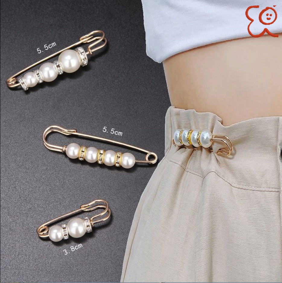 Fixed Clothes Clip Slimming Artifact Brooch Brooches